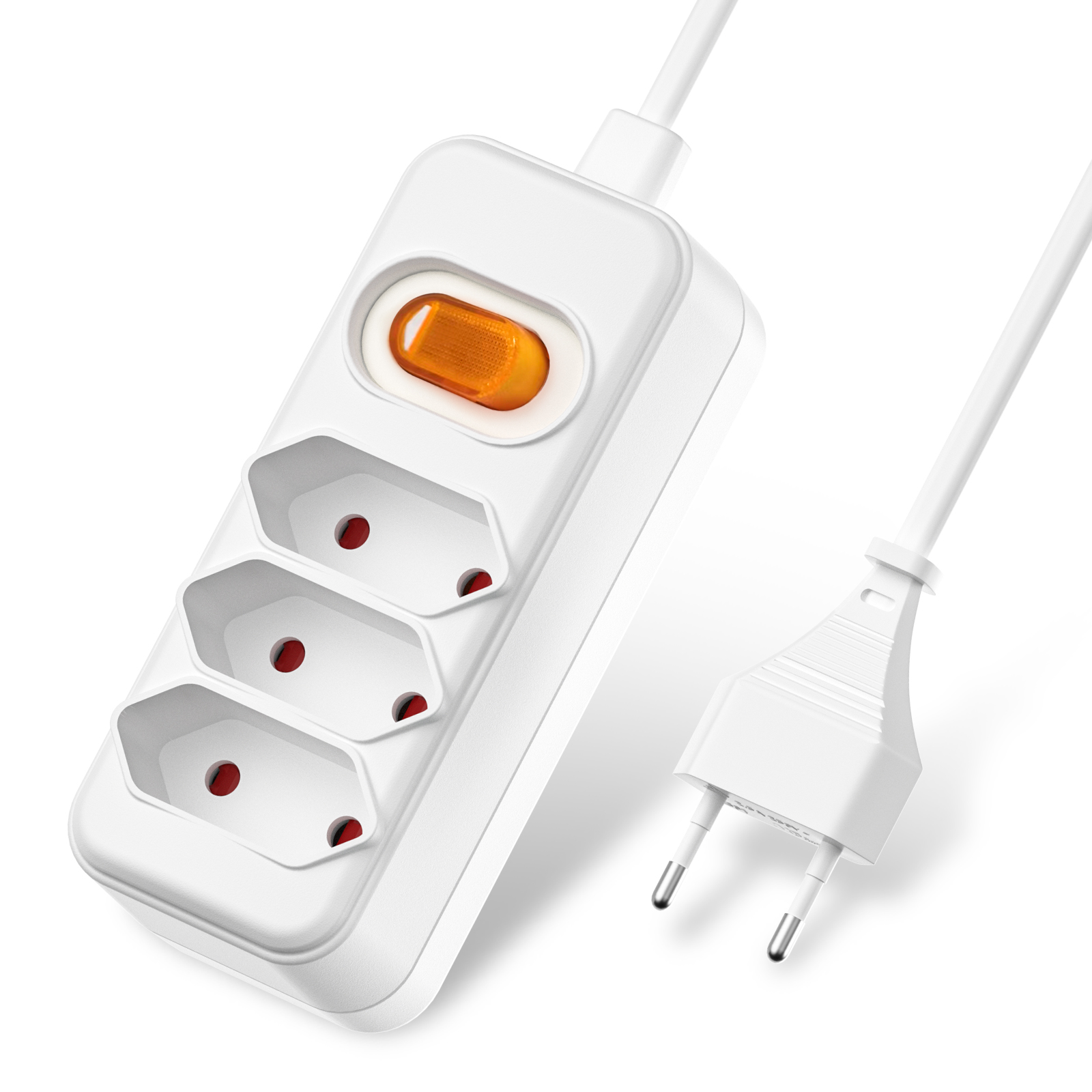 Power Strip Desk - European EU 2 Prong Power Socket
