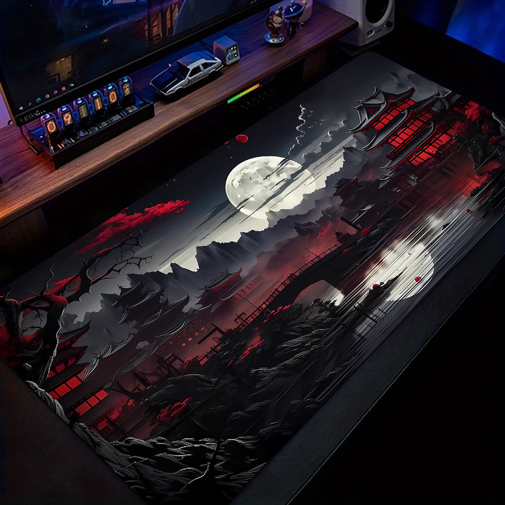 Mousepad Xl Extended - Ink-wash landscape illustration Mouse Pad Desk
