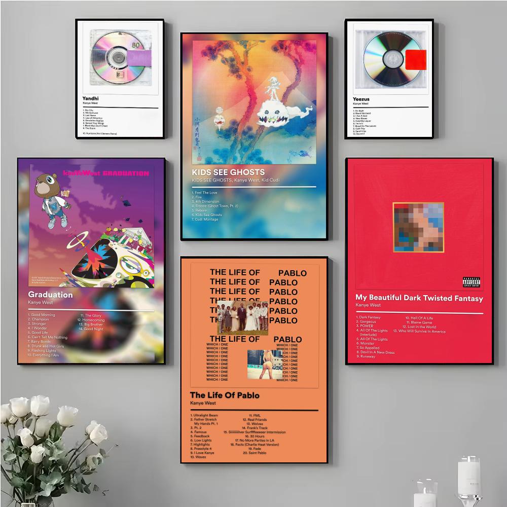 Home Office Icon - Hip Hop Icon K-Kanye West Poster