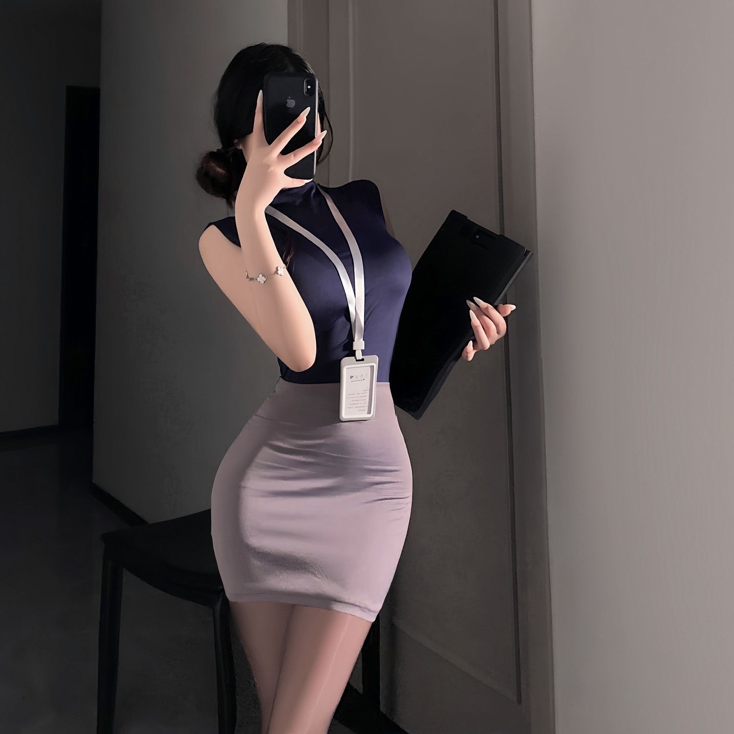 Home Office Makeover - Sweet Skirts Set OL Sexy Pure
