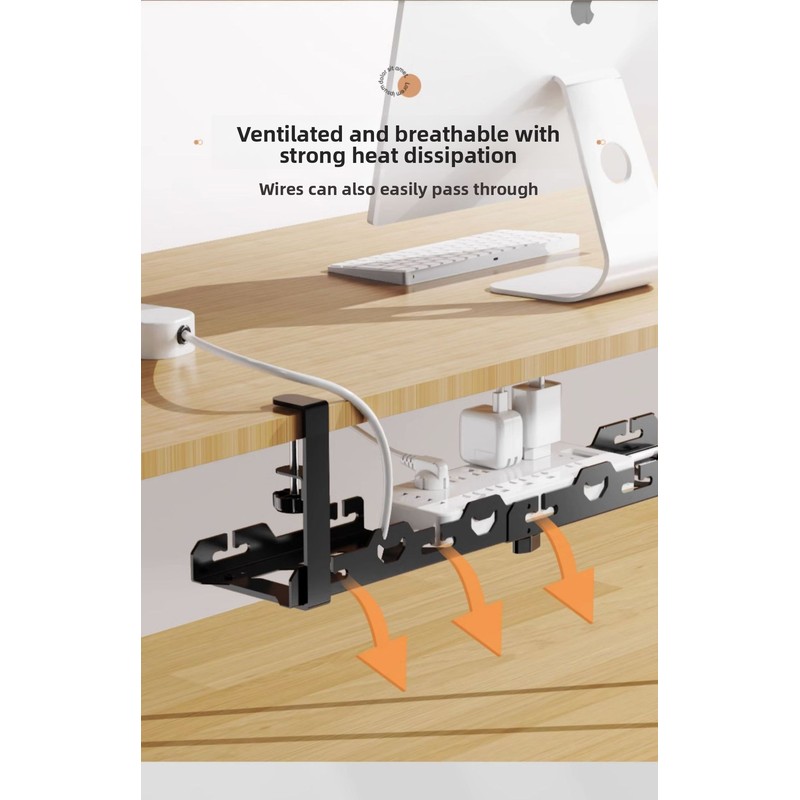 Adhesive Desk Cable Management - Power Strip Desk ulasan dan harga