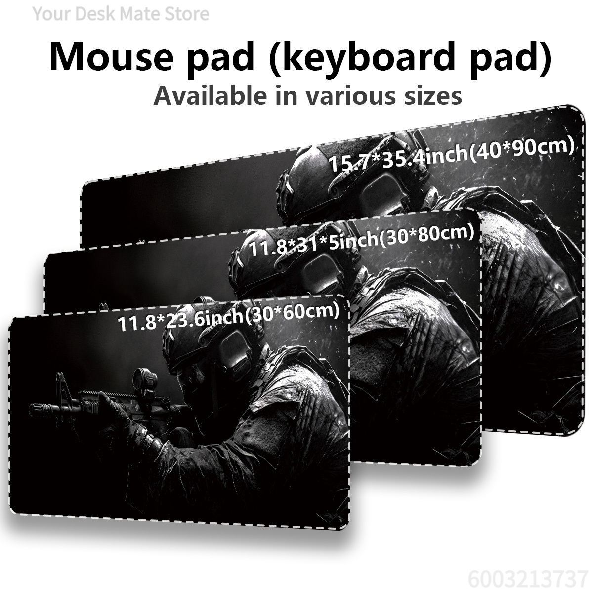 Large gaming Mouse Pad Tactica - Mousepad Xl Extended ulasan dan harga