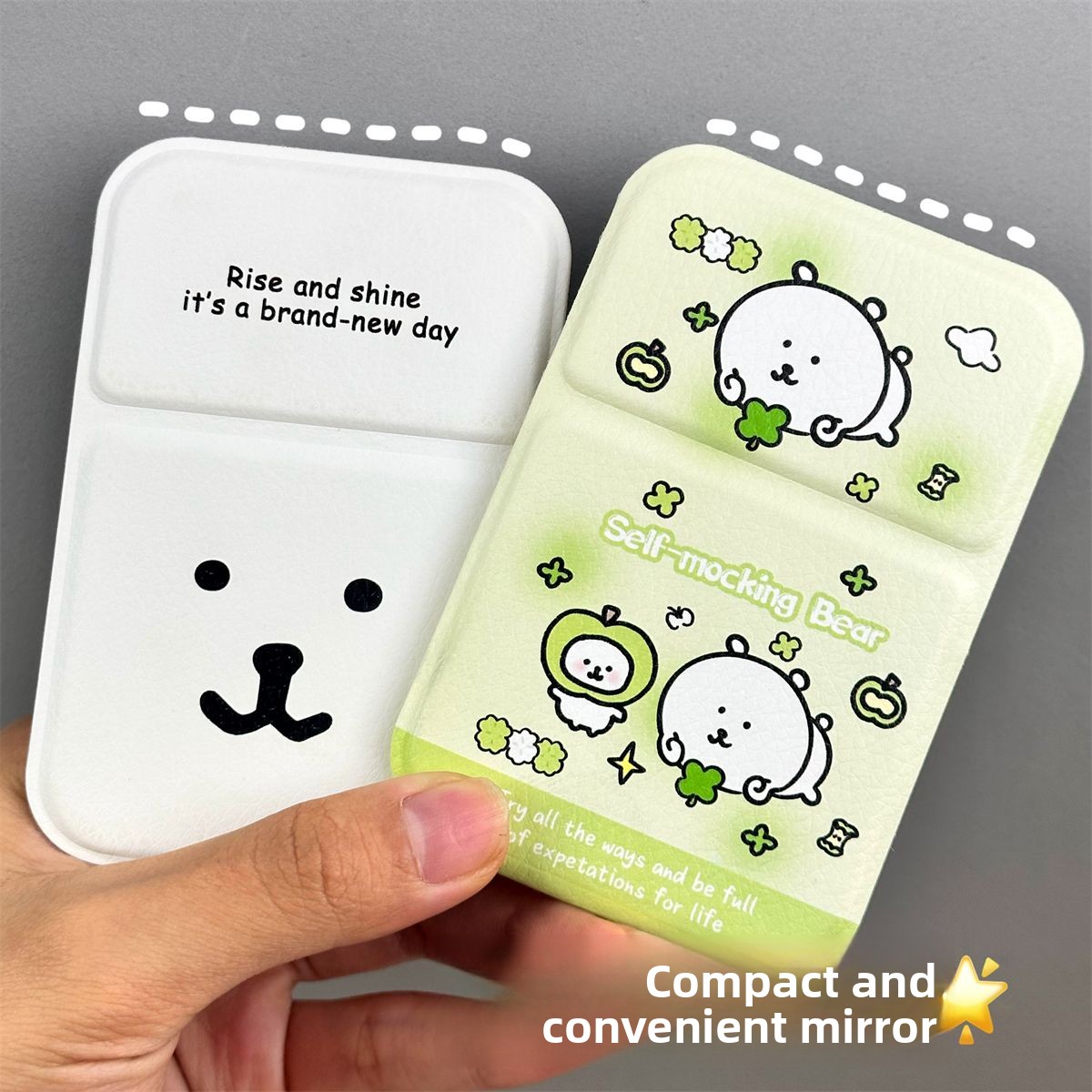 Nagano Bear Folding Mirror Sel - Home Office Makeover ulasan dan harga
