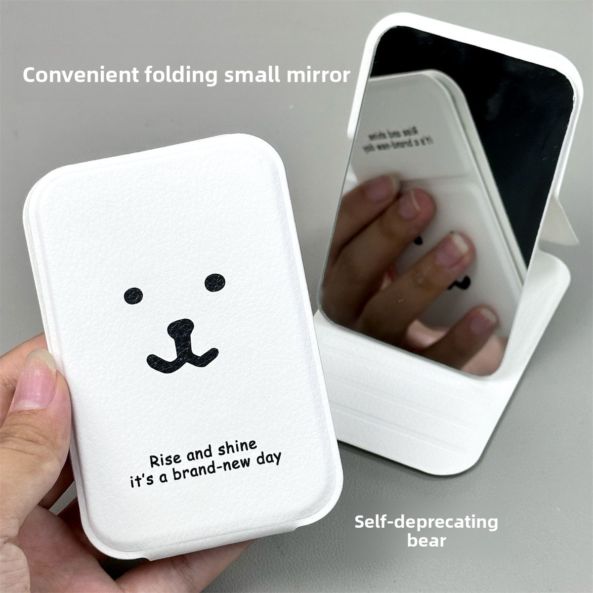Nagano Bear Folding Mirror Sel - Home Office Makeover ulasan dan harga