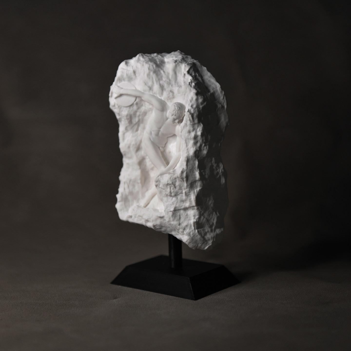 Greek Discobolus Statue Plaste - Home Office Library ulasan dan harga
