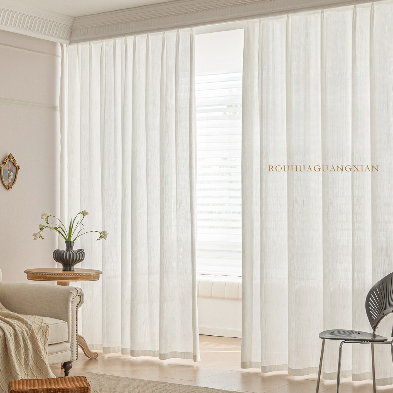 Luxury White Tulle Curtains fo - Home Office Buy ulasan dan harga