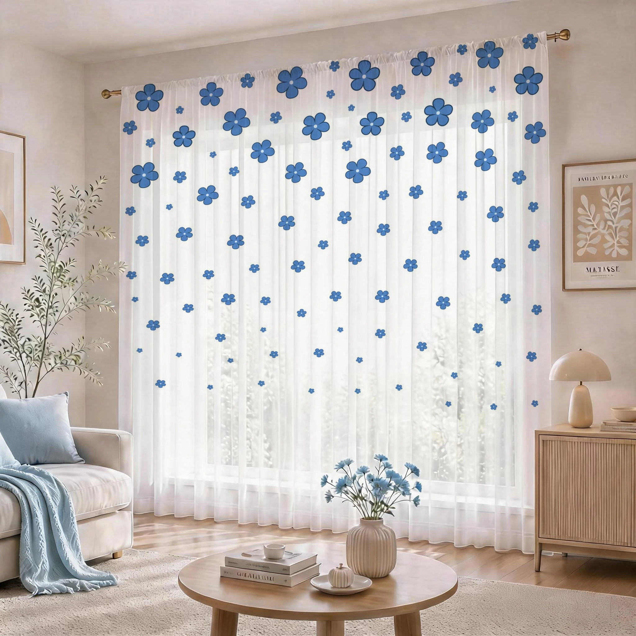 Light blue Modern Gradient She - Home Office With Plants ulasan dan harga