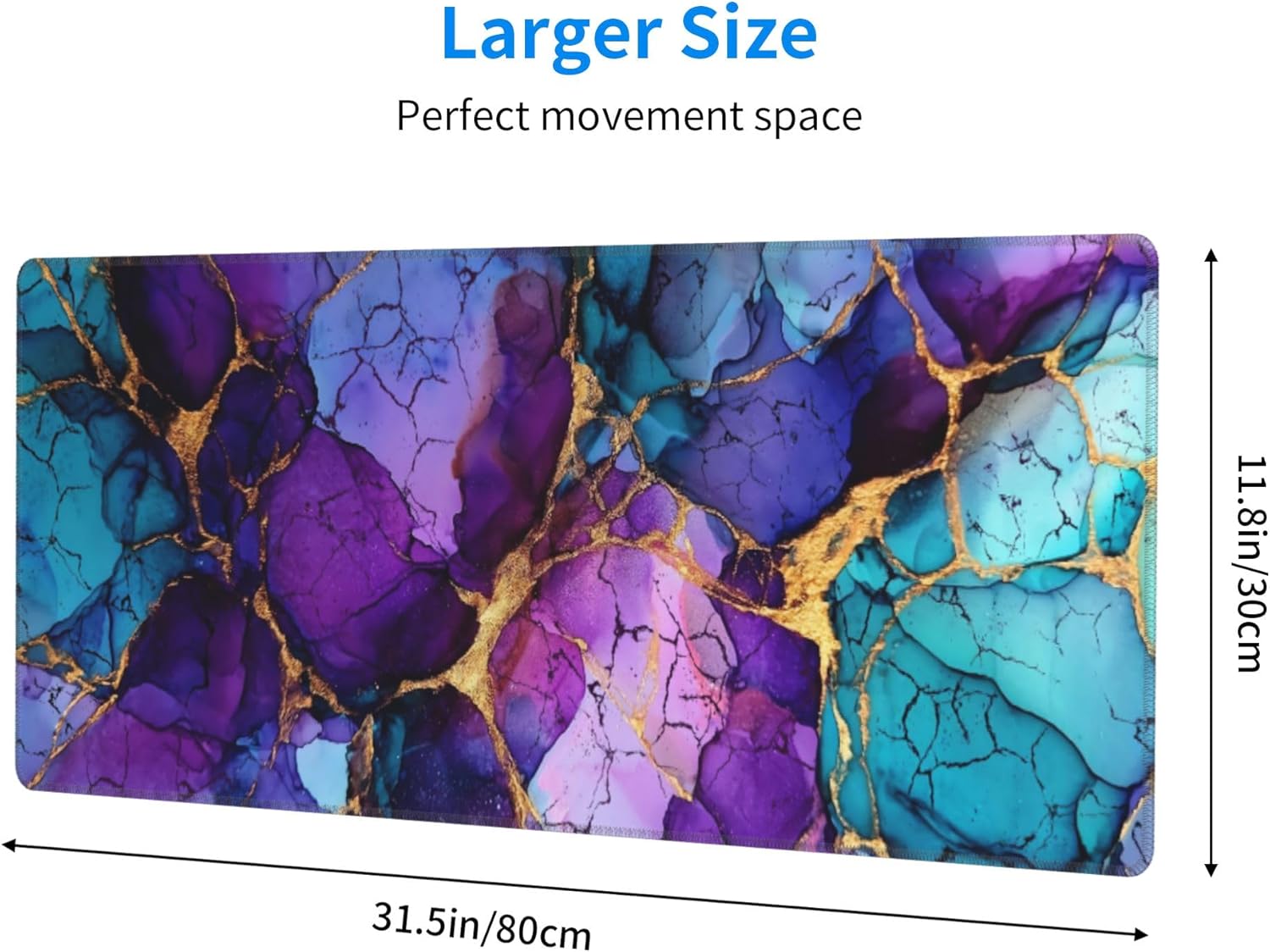Marble-Themed Extended Gaming  - Mousepad Xl Extended ulasan dan harga