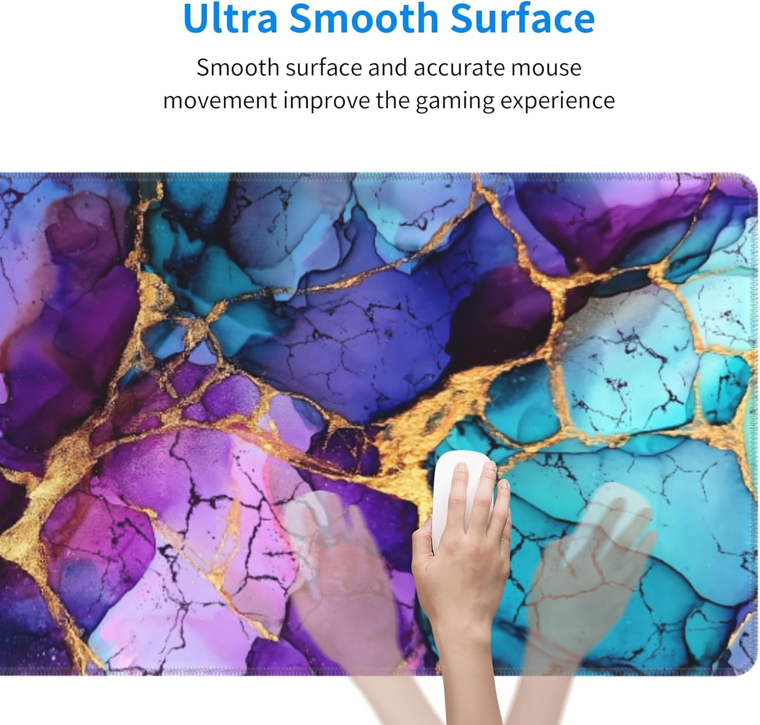 Marble-Themed Extended Gaming  - Mousepad Xl Extended ulasan dan harga