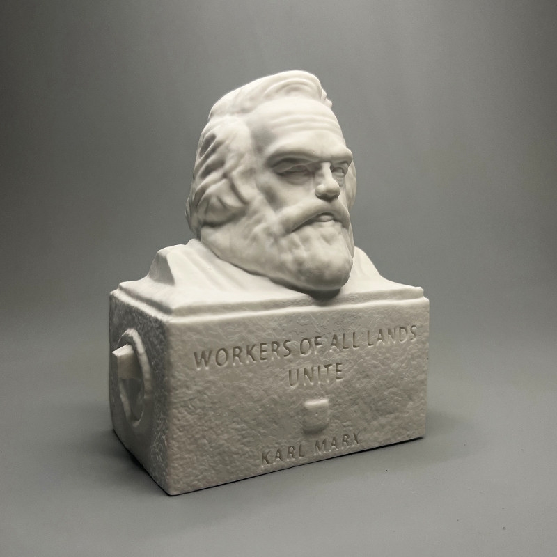 Karl Marx Plaster Bust Sculptu - Home Office Library ulasan dan harga