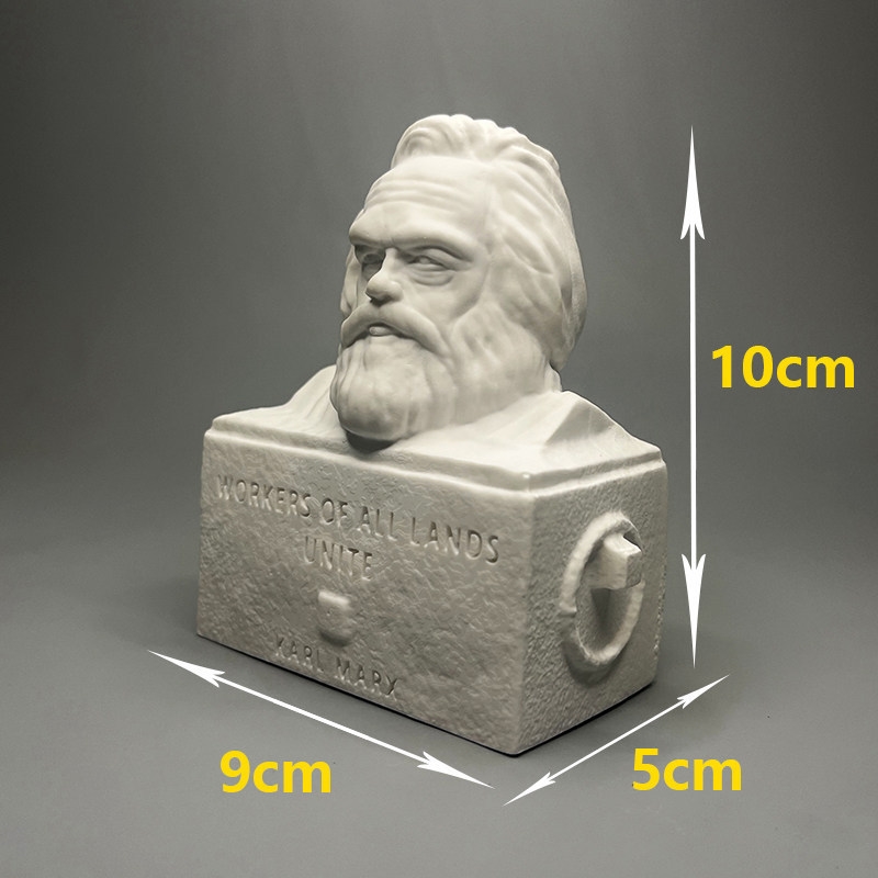 Karl Marx Plaster Bust Sculptu - Home Office Library ulasan dan harga