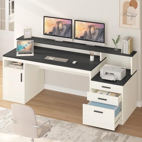YOME 65 Inch Computer Desk wit - Home Office 365 ulasan dan harga