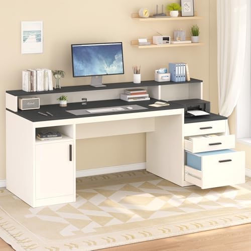YOME 65 Inch Computer Desk wit - Home Office 365 ulasan dan harga