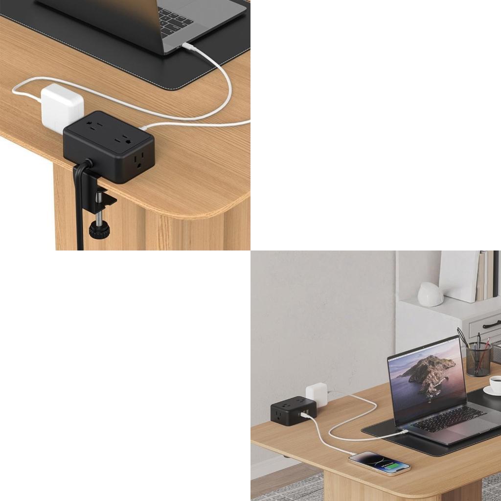 Twist Clamp Desk Power Strips  - Power Strip Desk ulasan dan harga