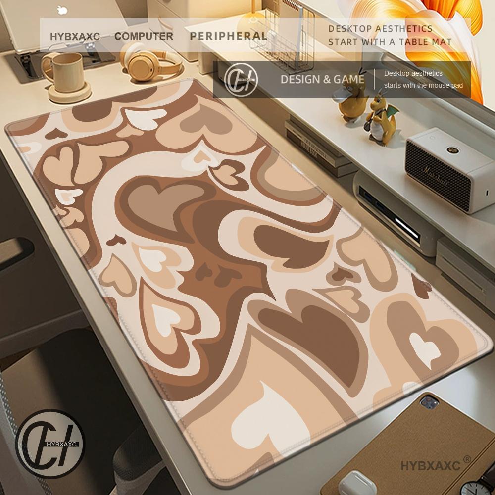 Coffee Love Heart Non-Slip Mou - Mousepad Xl Extended ulasan dan harga