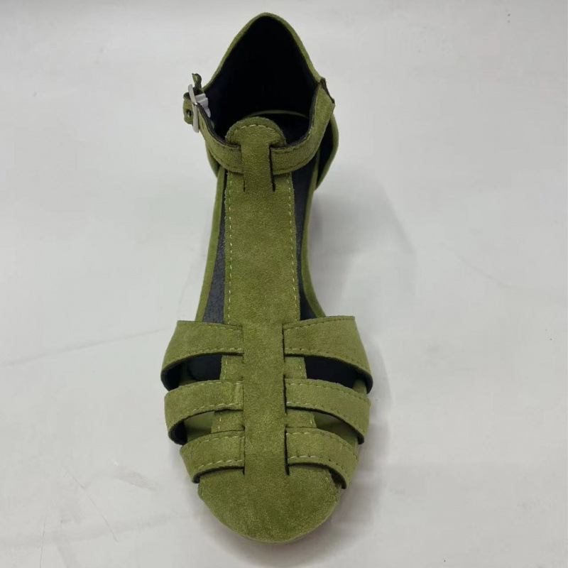 Women's Green Suede Kitten Hee - Home Office Makeover ulasan dan harga