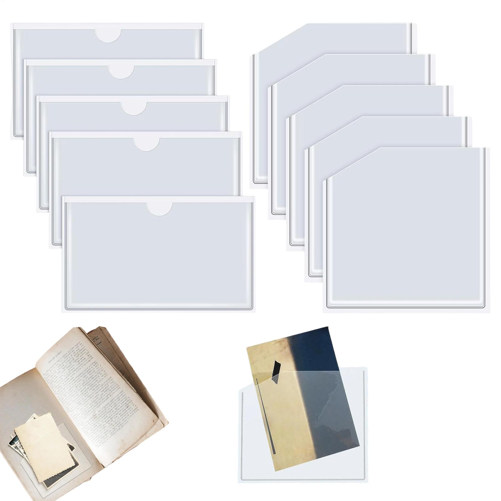 Clear Adhesive Pockets Dustpro - Home Office Library ulasan dan harga