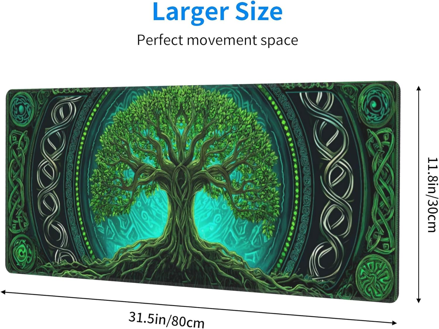 Tree-Themed Extended Gaming Mo - Mousepad Xl Extended ulasan dan harga