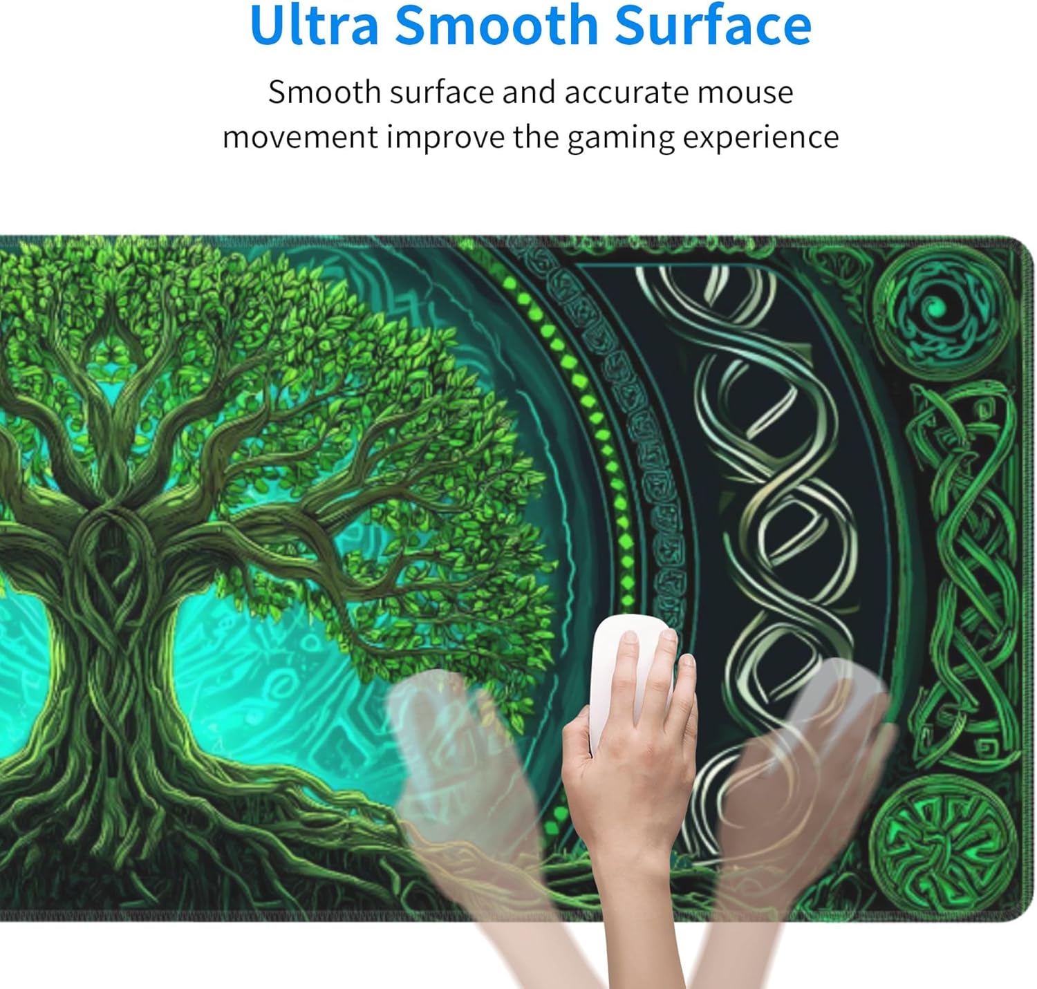Tree-Themed Extended Gaming Mo - Mousepad Xl Extended ulasan dan harga