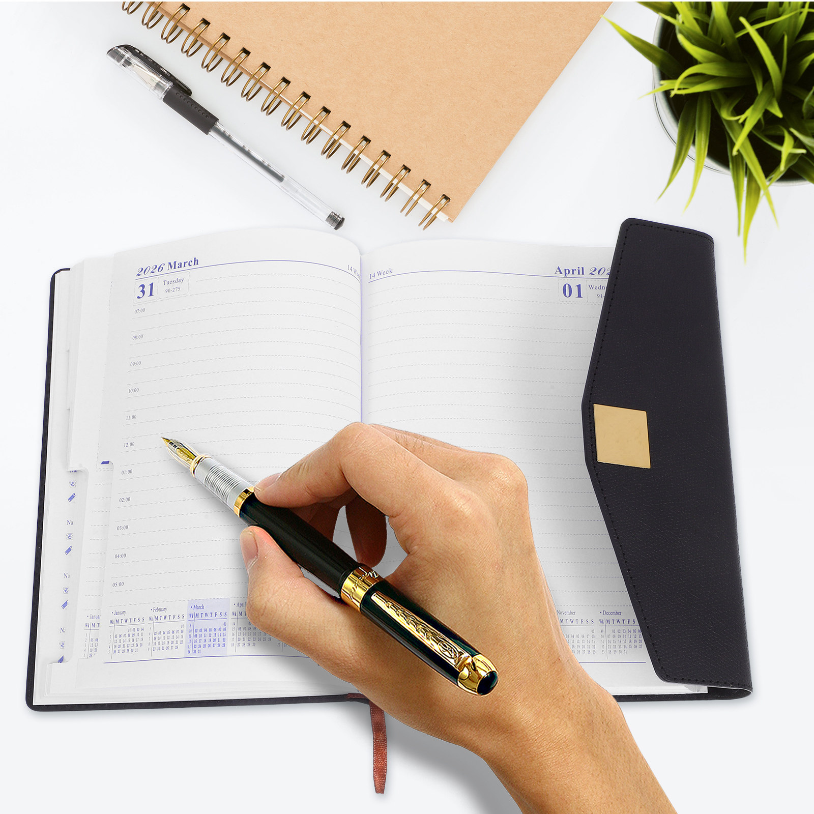 365-Day Daily Planner Thick Pa - Home Office 365 ulasan dan harga