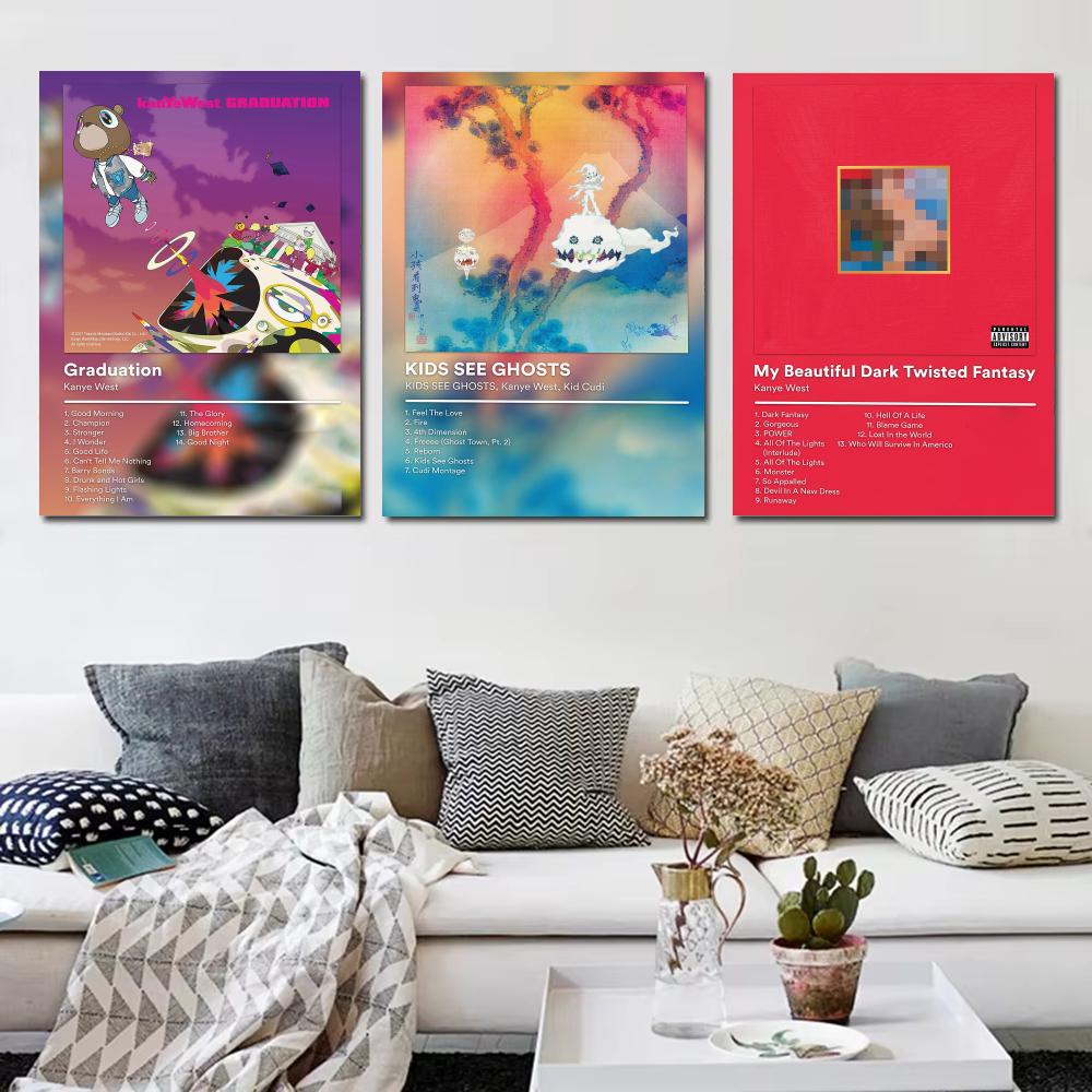 Hip Hop Icon K-Kanye West Post - Home Office Icon ulasan dan harga