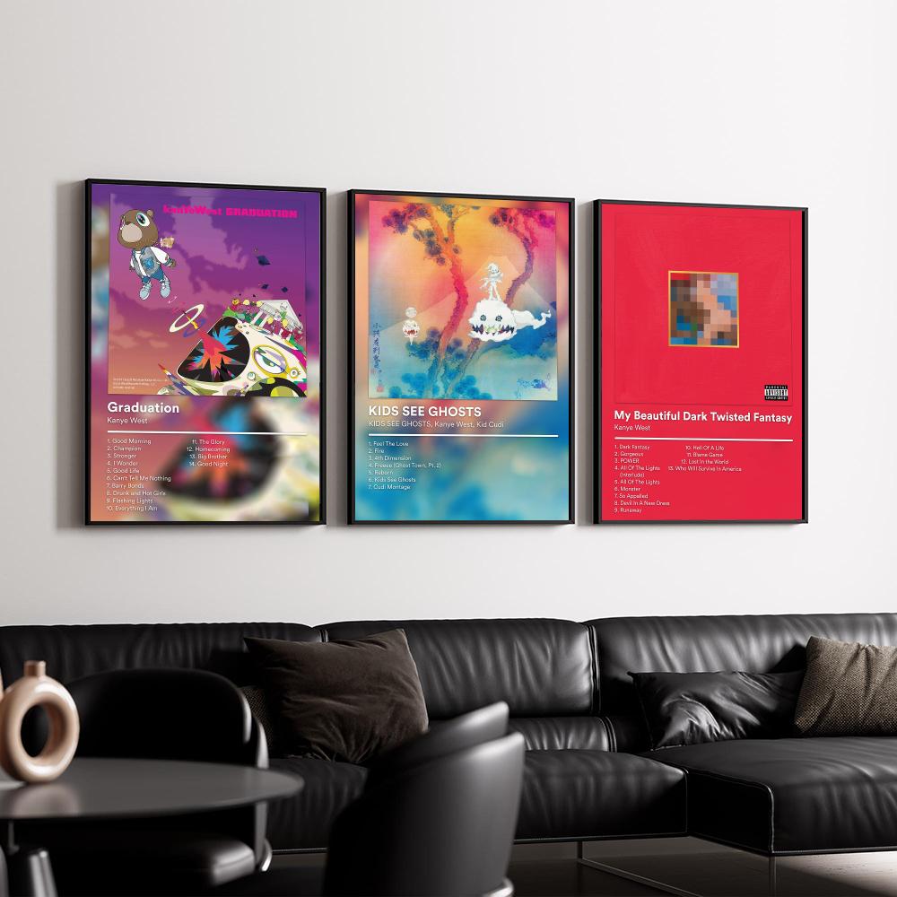 Hip Hop Icon K-Kanye West Post - Home Office Icon ulasan dan harga