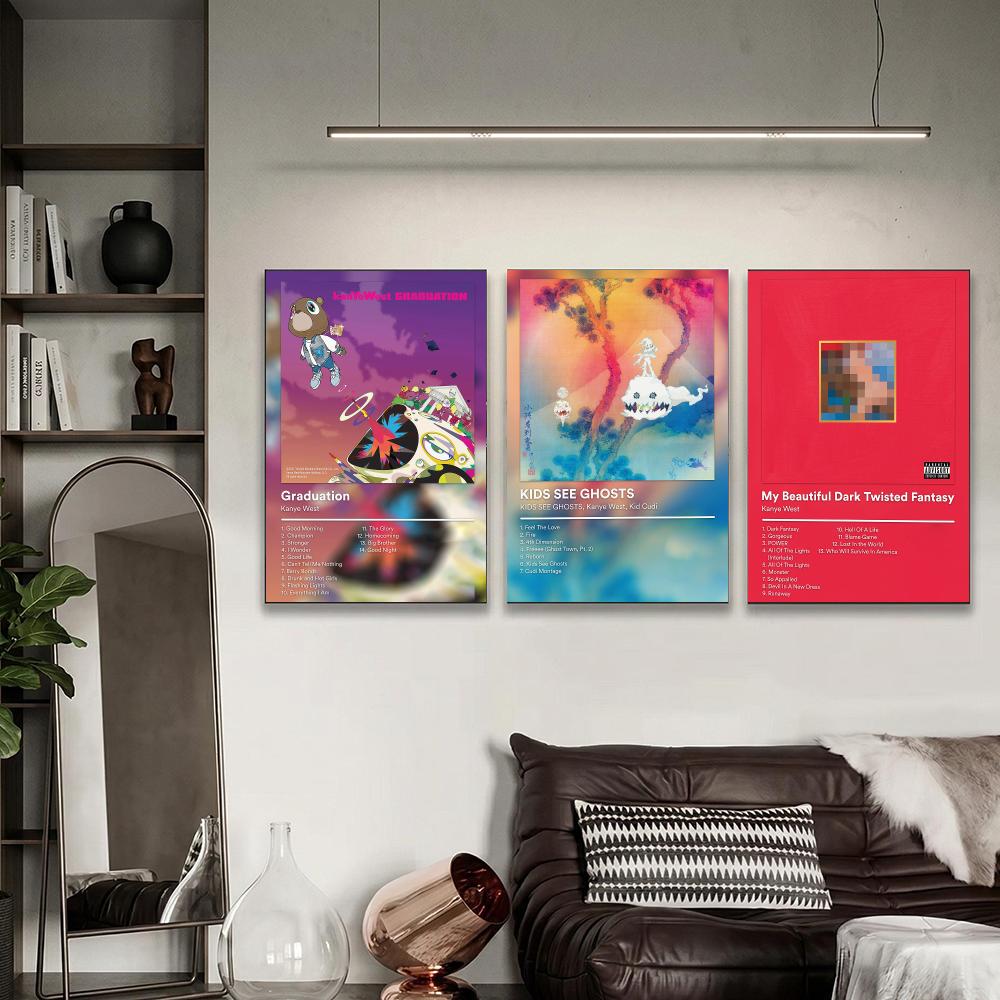 Hip Hop Icon K-Kanye West Post - Home Office Icon ulasan dan harga
