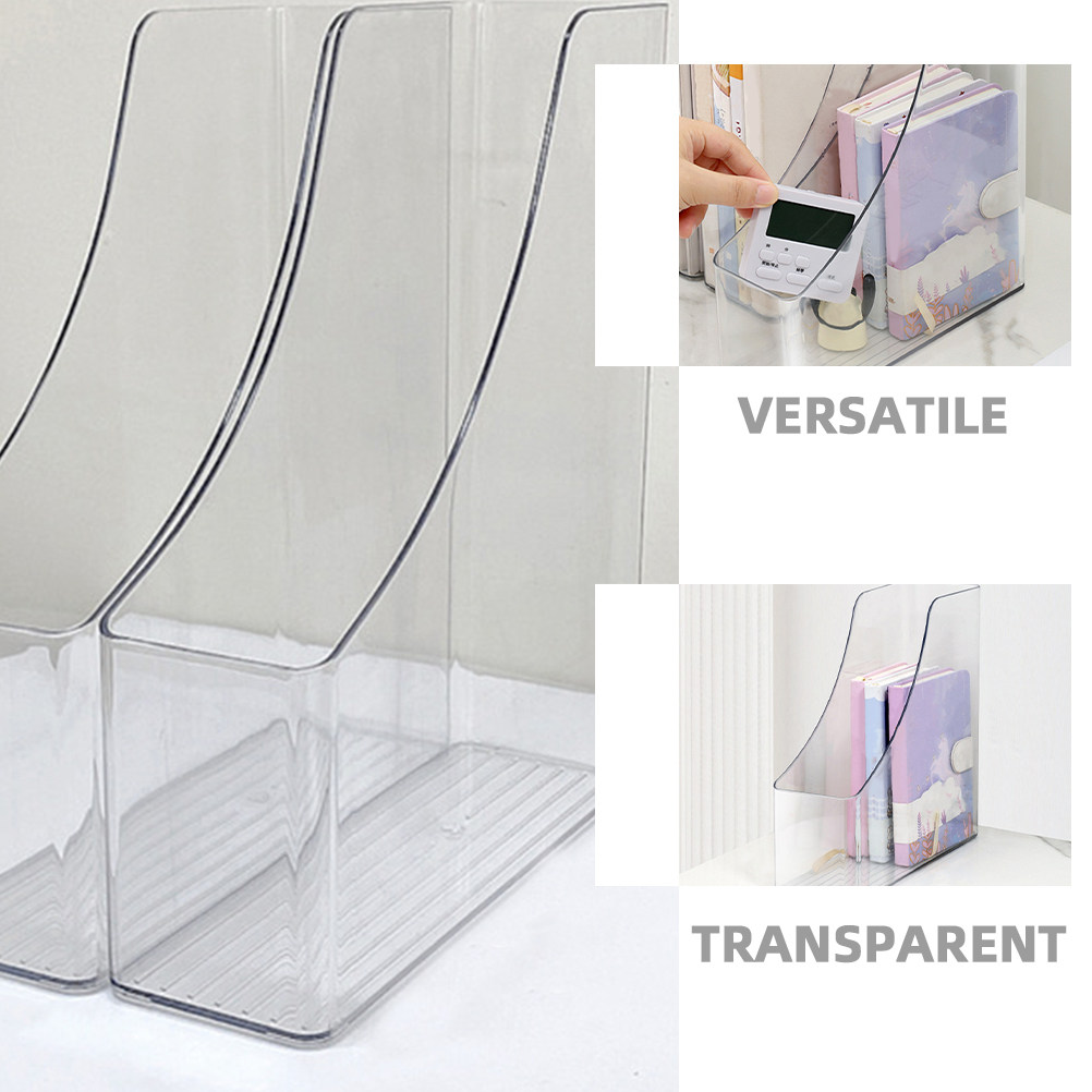 2Pcs Transparent File Organize - Home Office Library ulasan dan harga