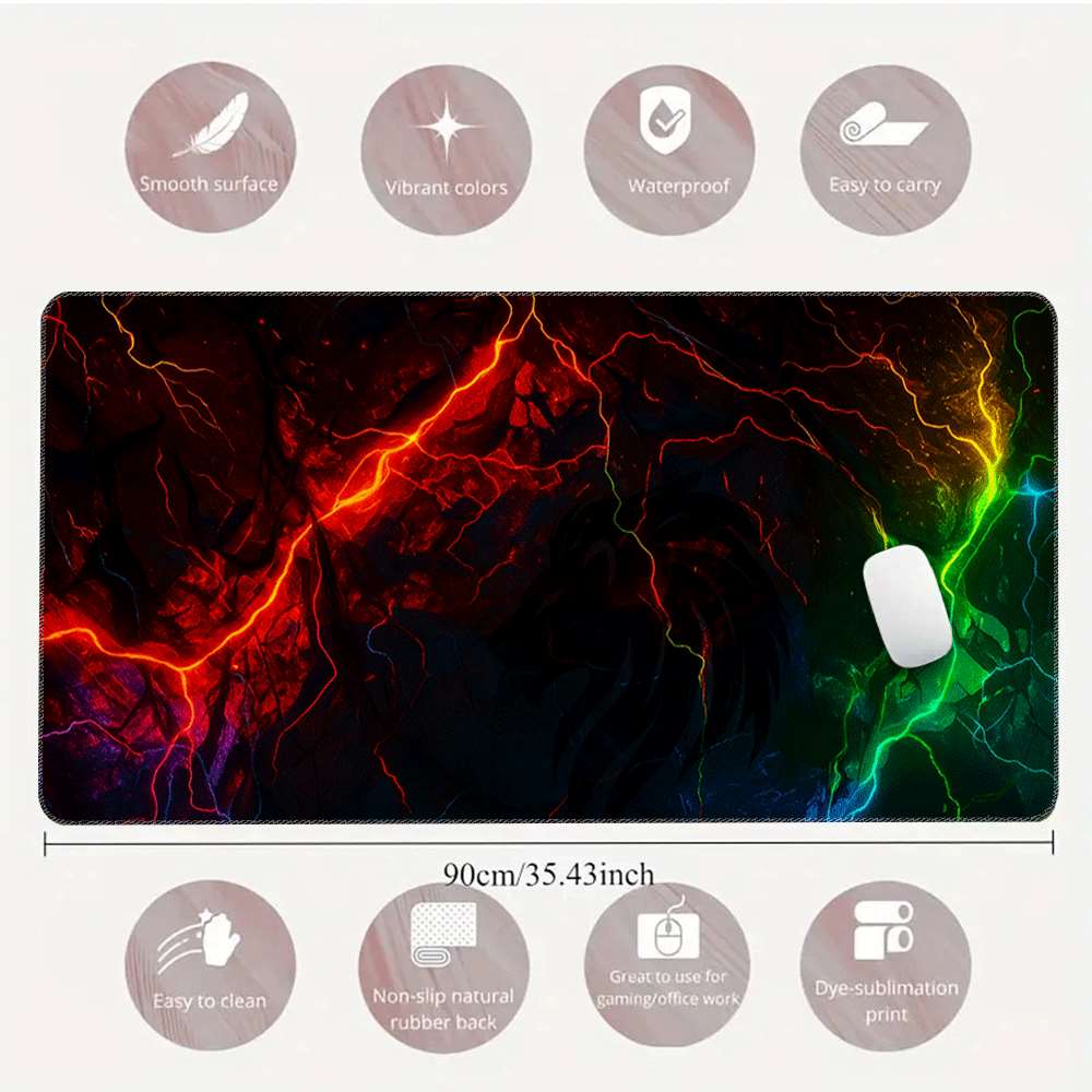 Colorful Lightning Gaming Mous - Mousepad Xl Extended ulasan dan harga