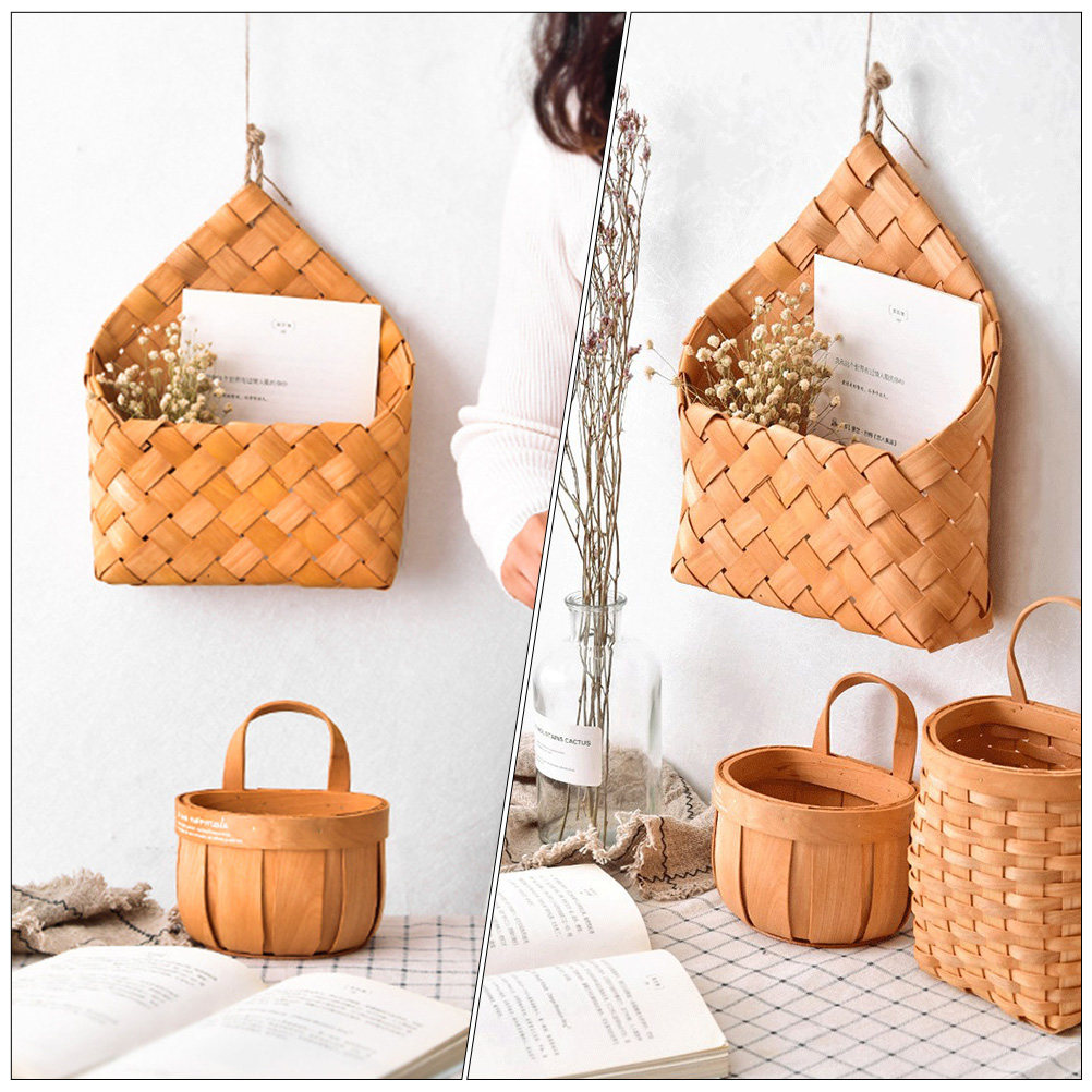 1Pcs Exquisite Flower Basket W - Home Office With Plants ulasan dan harga