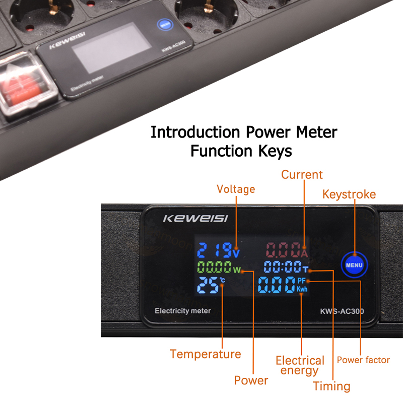 2U PDU Power Strip 19inch Rack - Power Strip Desk ulasan dan harga