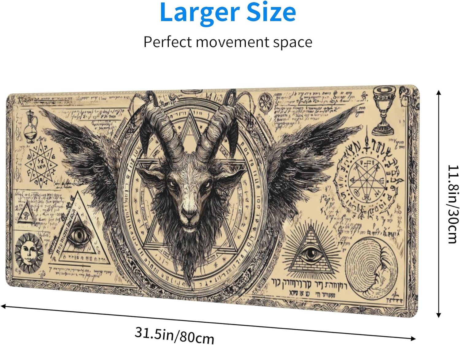 Skull-Themed Extended Gaming M - Mousepad Xl Extended ulasan dan harga