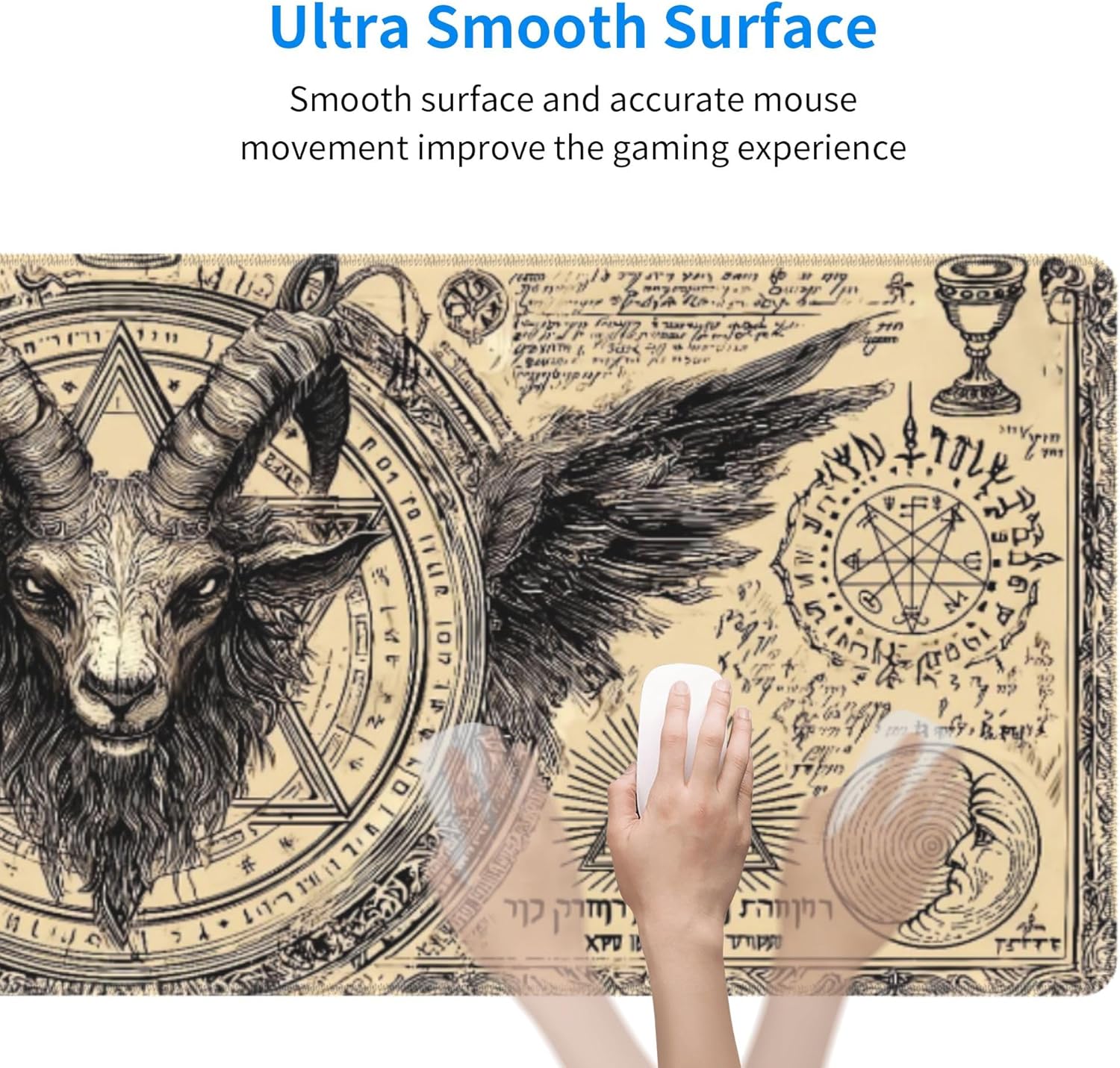 Skull-Themed Extended Gaming M - Mousepad Xl Extended ulasan dan harga