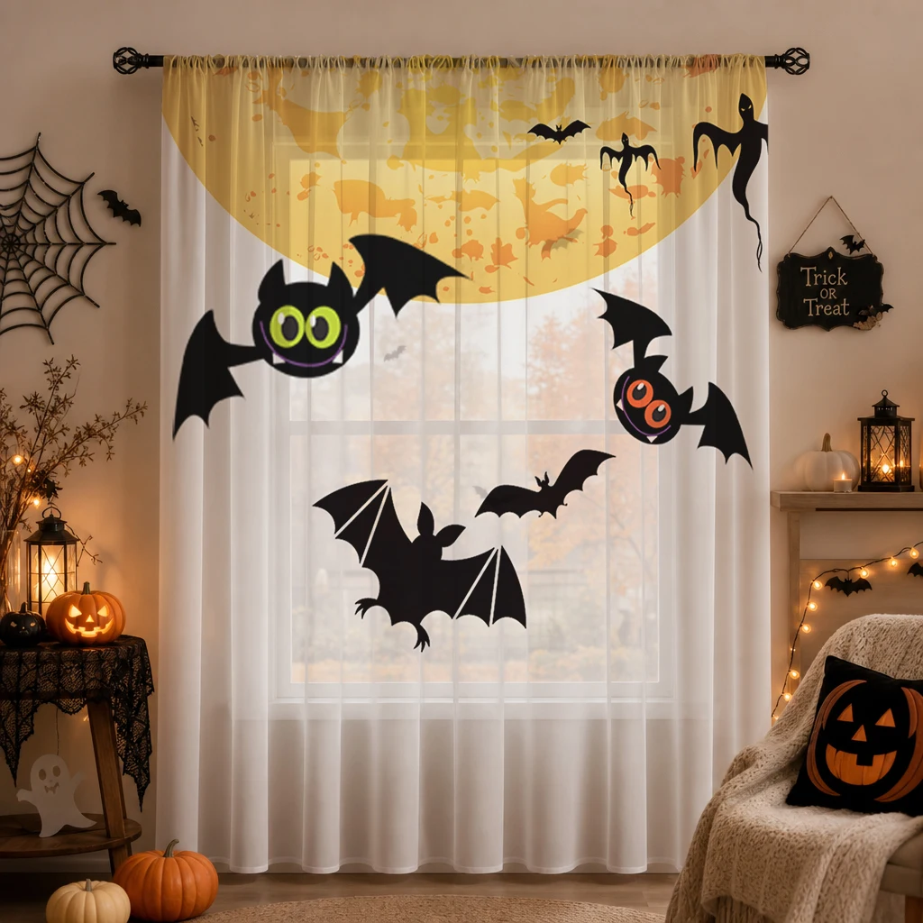 Halloween Day Gradient Sheer C - Home Office With Plants ulasan dan harga