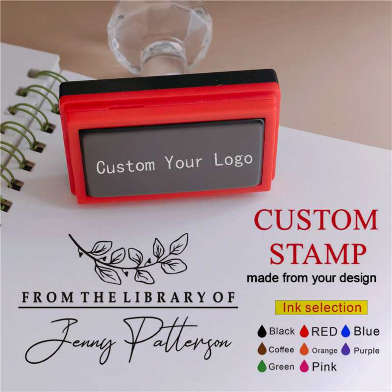 Personalized Logo Self Inking  - Home Office Library ulasan dan harga