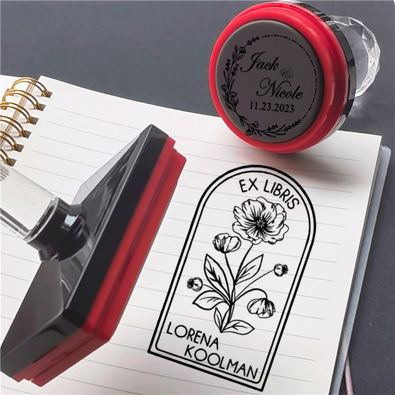 Personalized Logo Self Inking  - Home Office Library ulasan dan harga