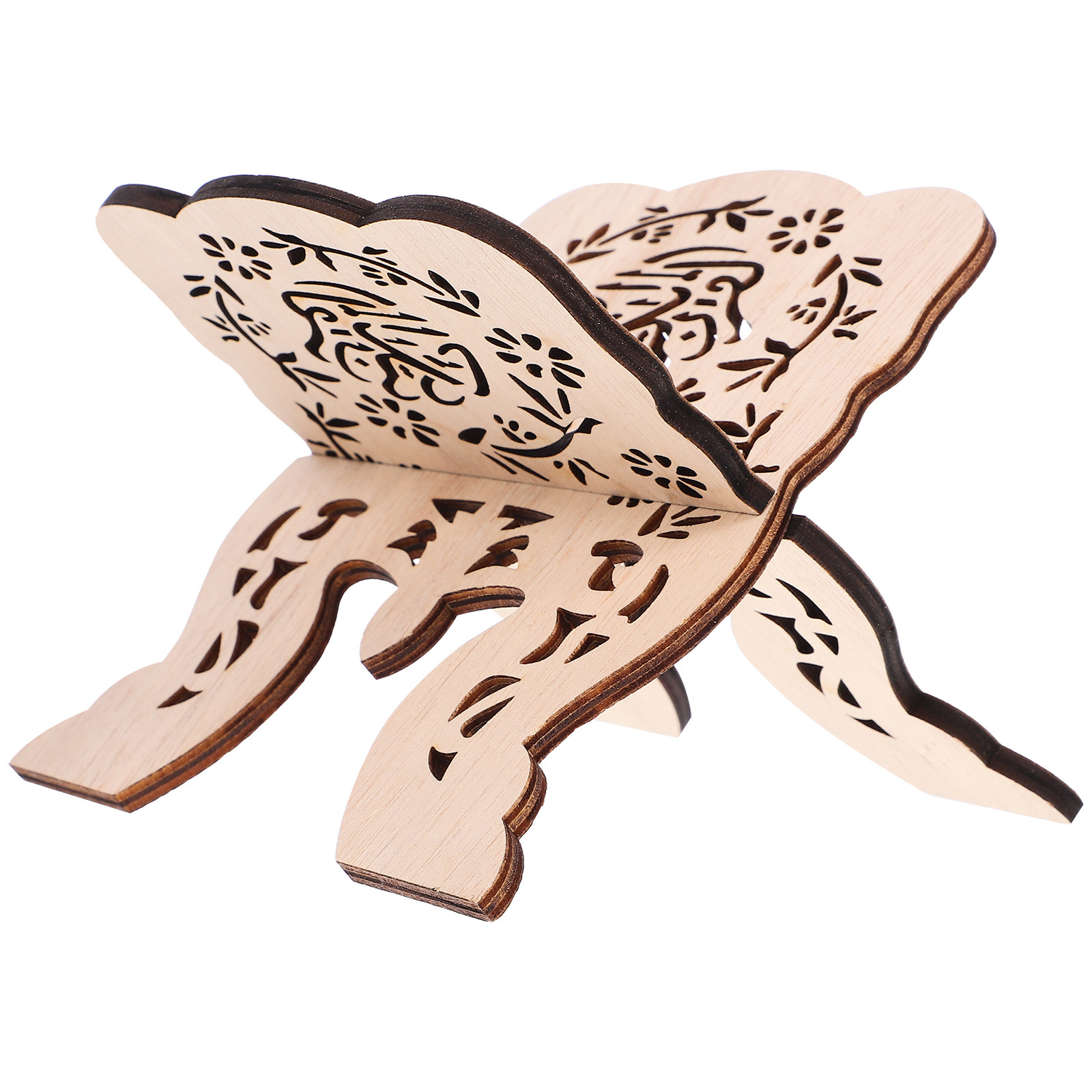Wooden Book Stand Reading Rack - Home Office Library ulasan dan harga