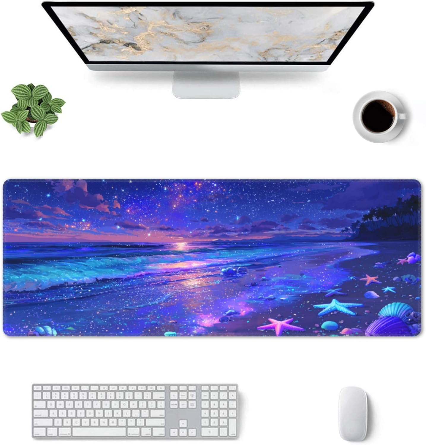 Beach-Themed Extended Gaming M - Mousepad Xl Extended ulasan dan harga