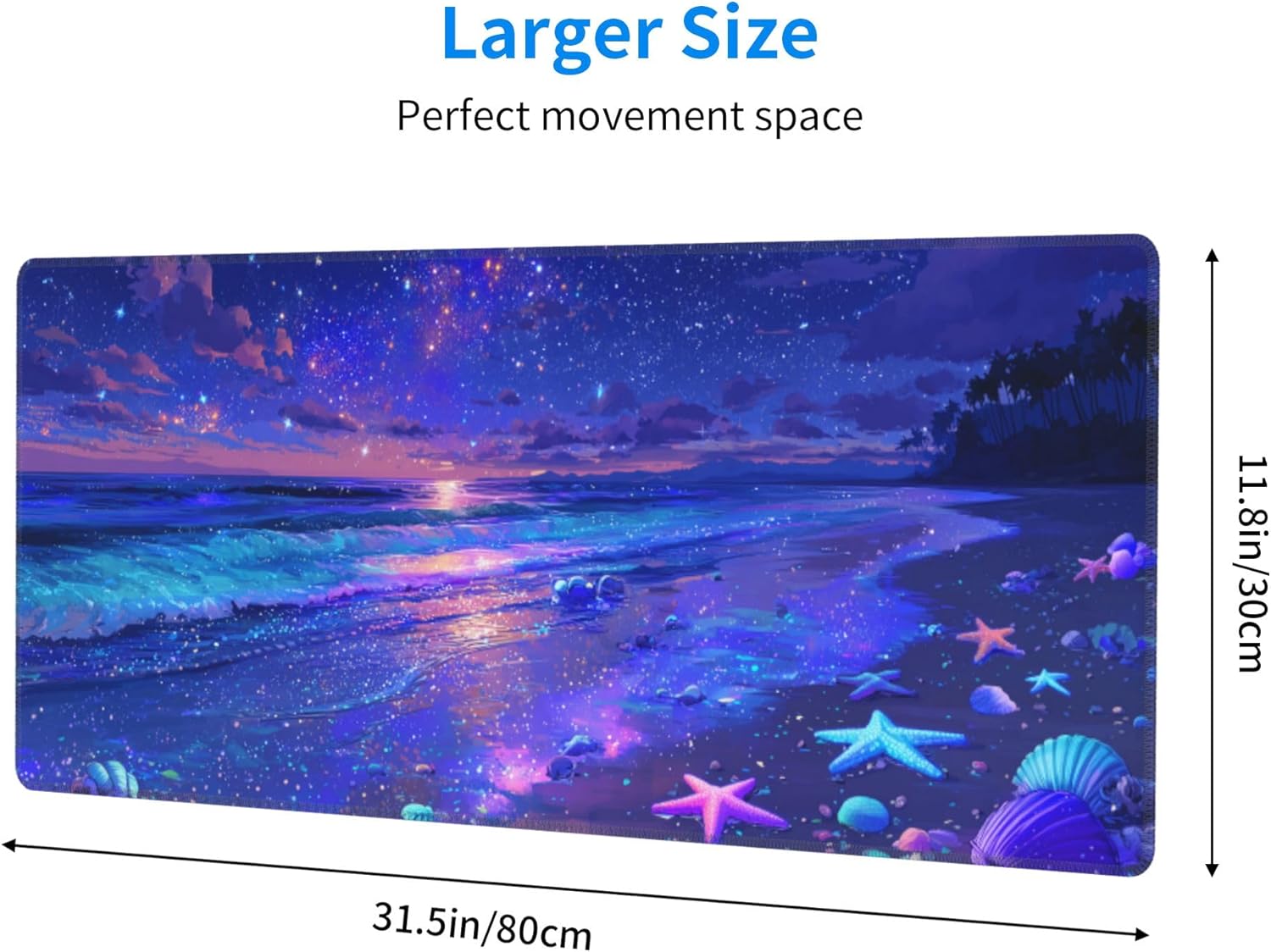 Beach-Themed Extended Gaming M - Mousepad Xl Extended ulasan dan harga