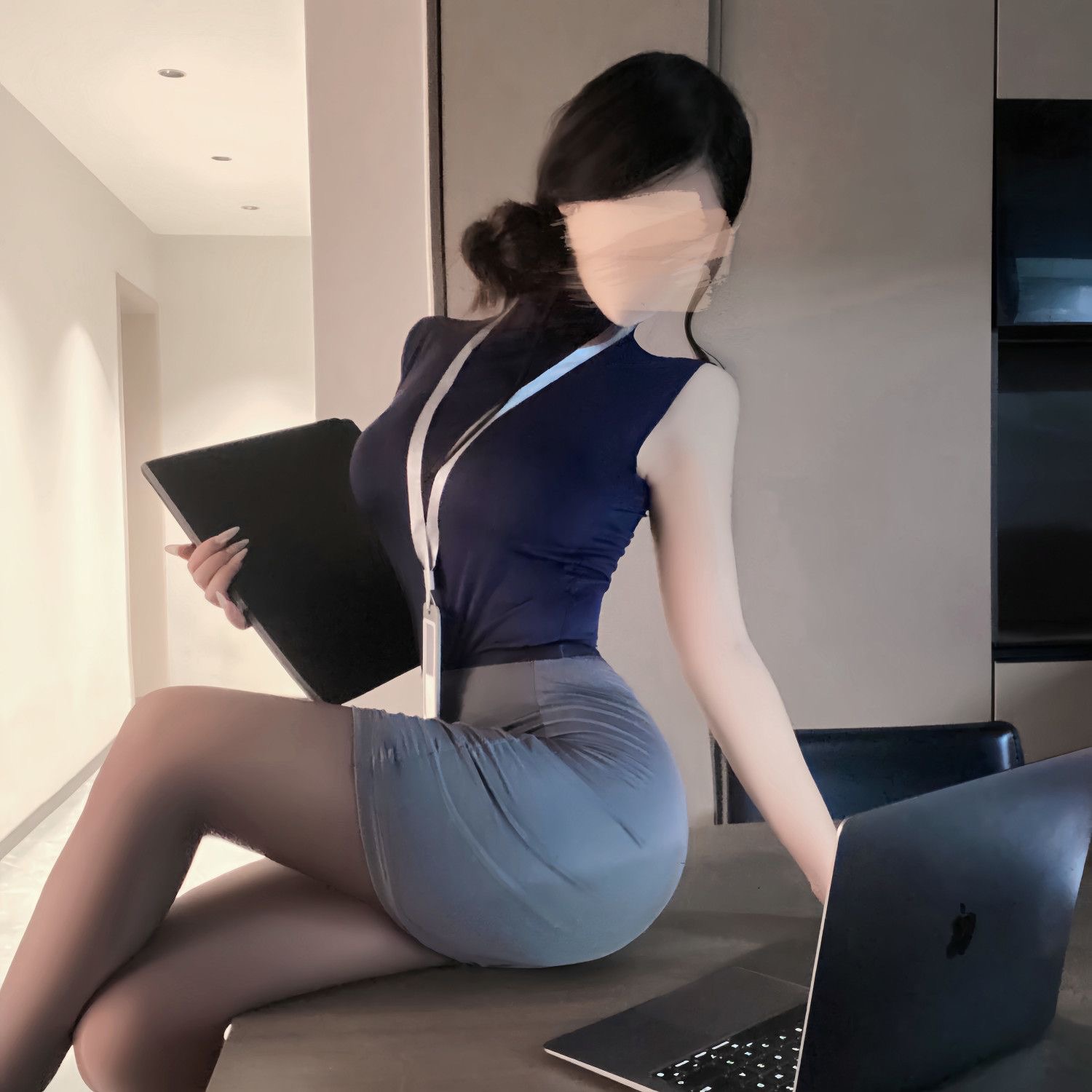 Sweet Skirts Set OL Sexy Pure  - Home Office Makeover ulasan dan harga